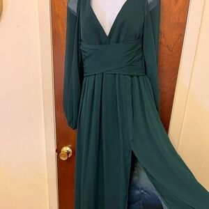 Wilfred Deep Green Maxi Dress
